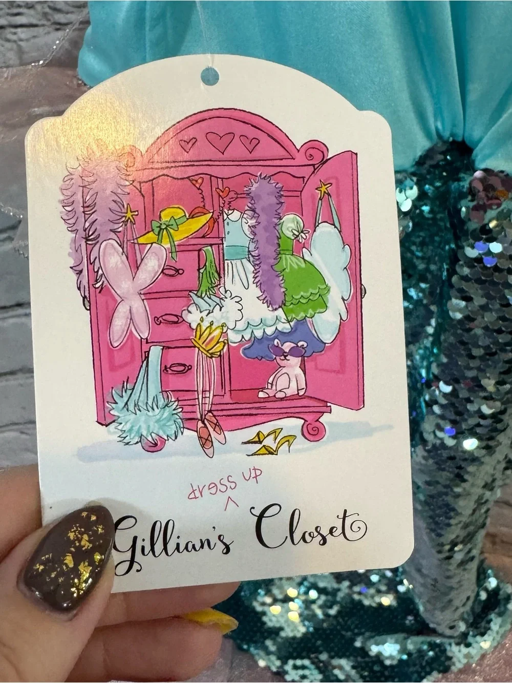 Gillian’s Closet Mermaid Girl’s Halloween Costume